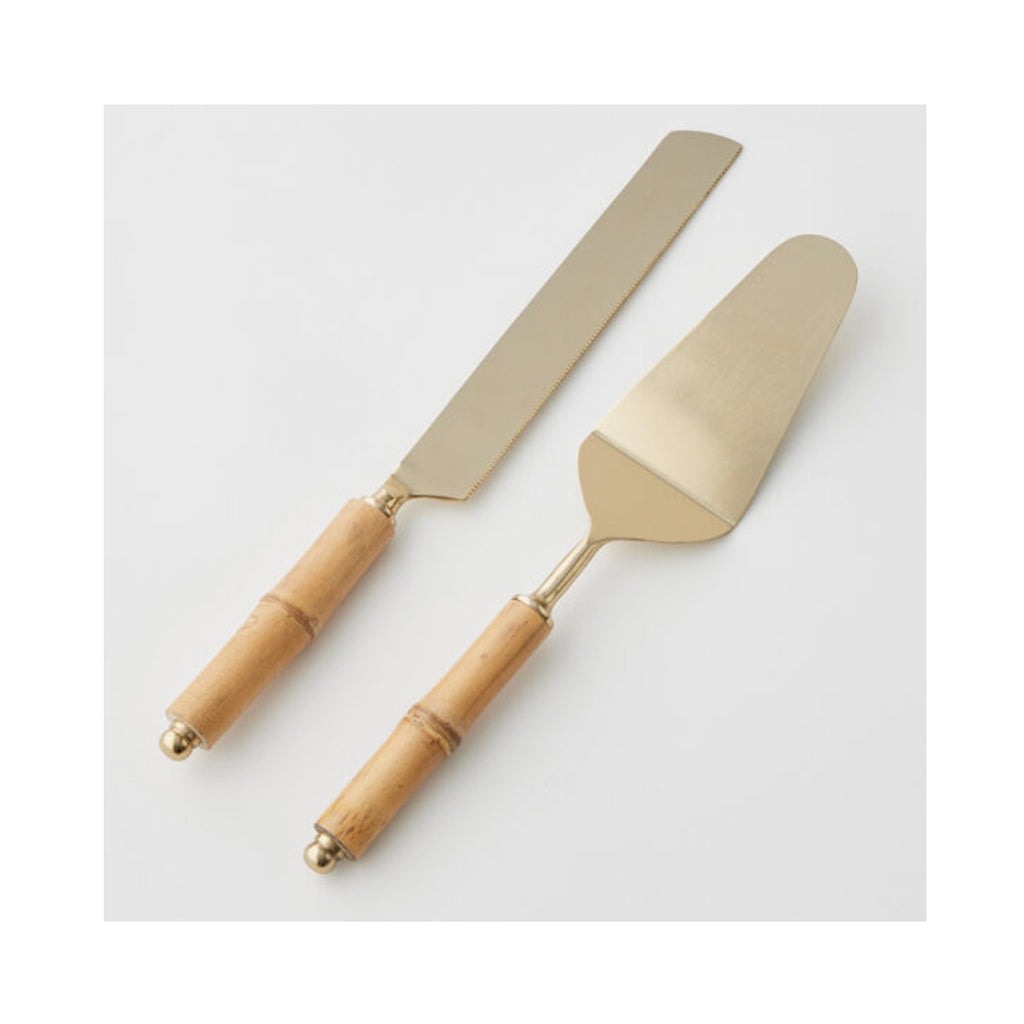 Cake Server Set 2 Bamboo