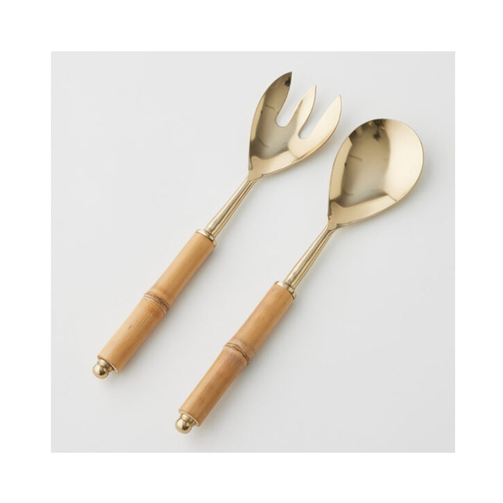 Salad Server Set 2 Bamboo