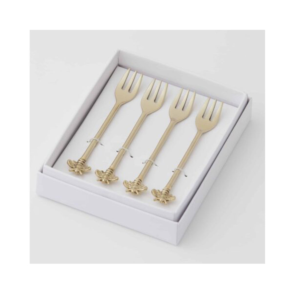 Cocktail Fork Bee Set 4