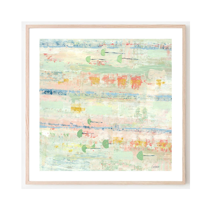 PRINT - Fish In Lanes - Laps At The Lily Pond