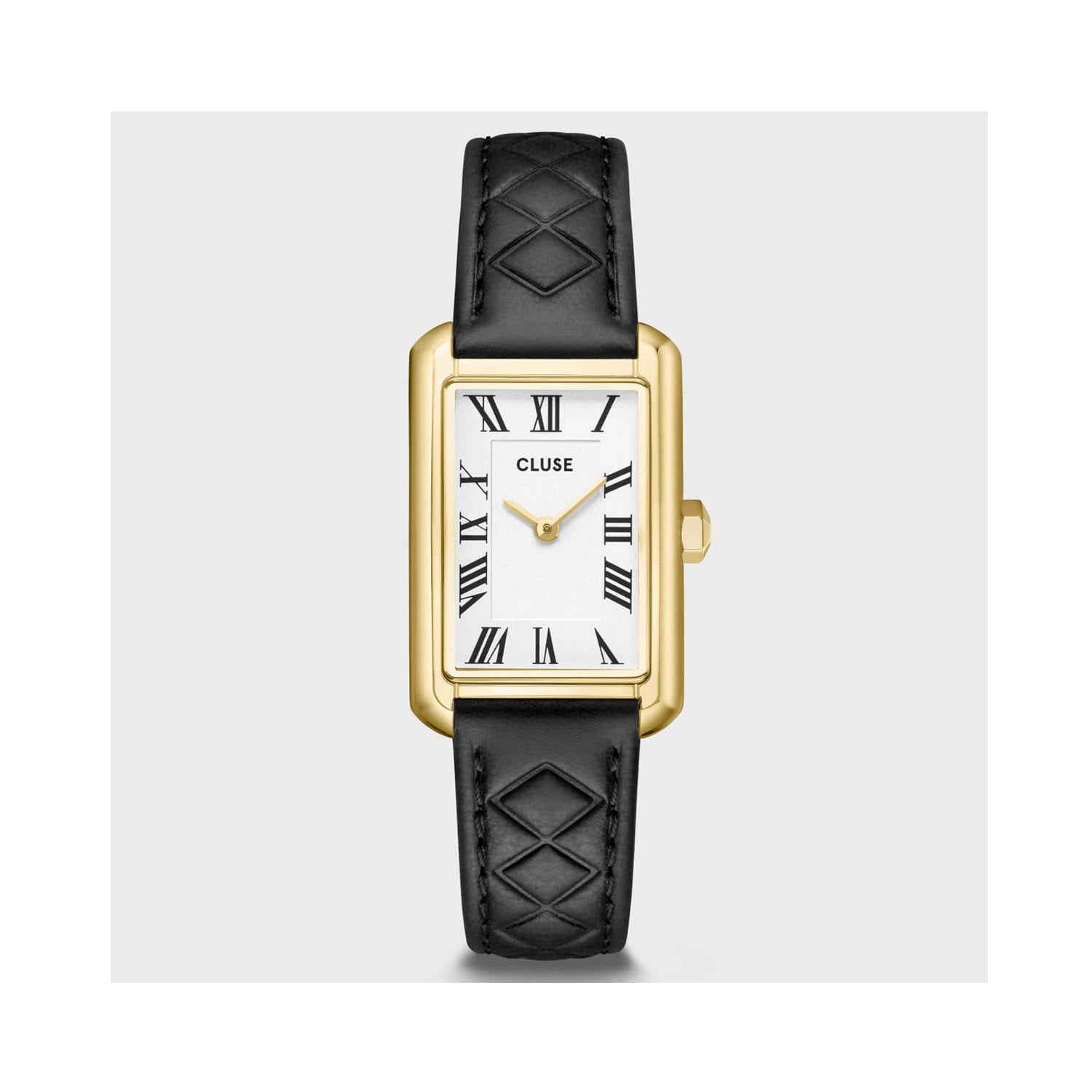 Watch - Belisenna Quilted Leather - Gold / Black
