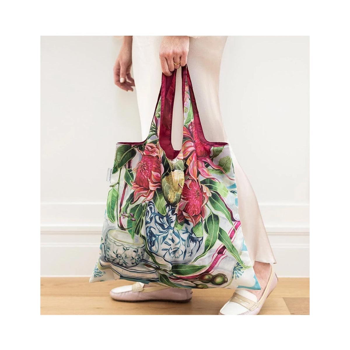 Shopping Bag - Waratah in Blue