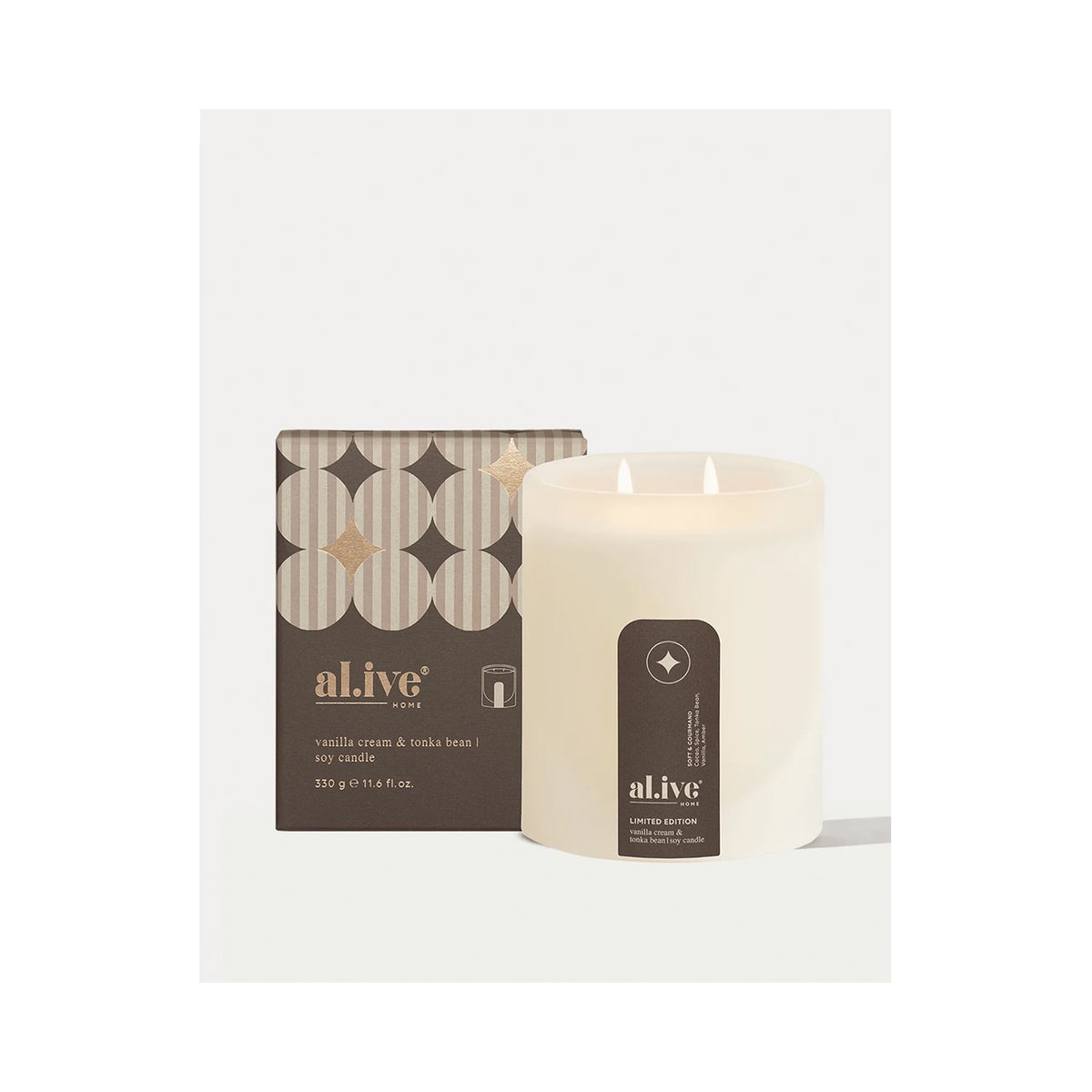 Candle Soy - Vanilla Cream & Tonka Bean