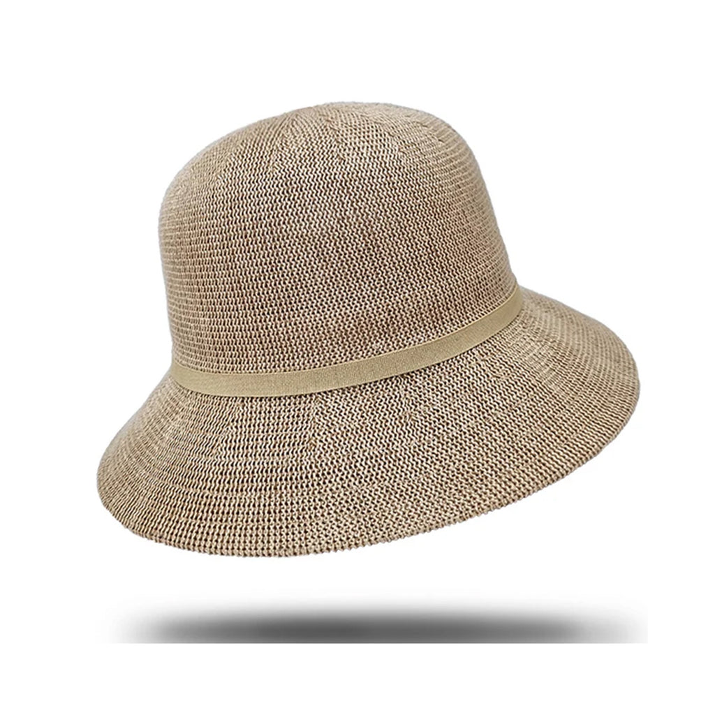 Hat Summer Cloche OS - Tan