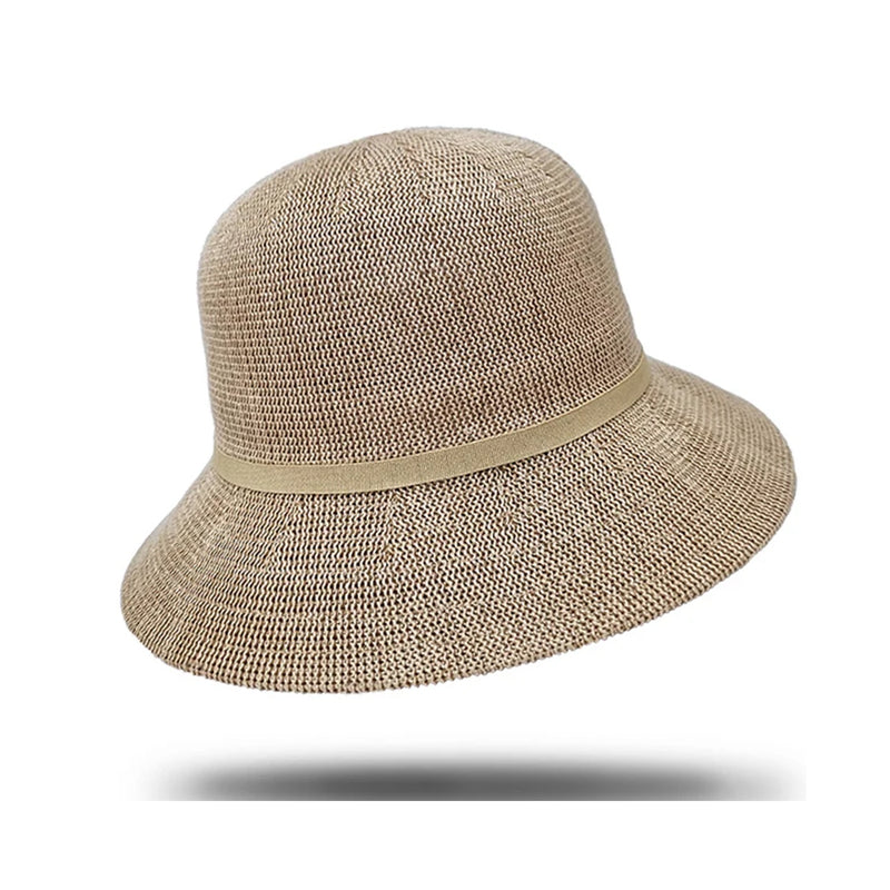 Hat Summer Cloche OS - Tan