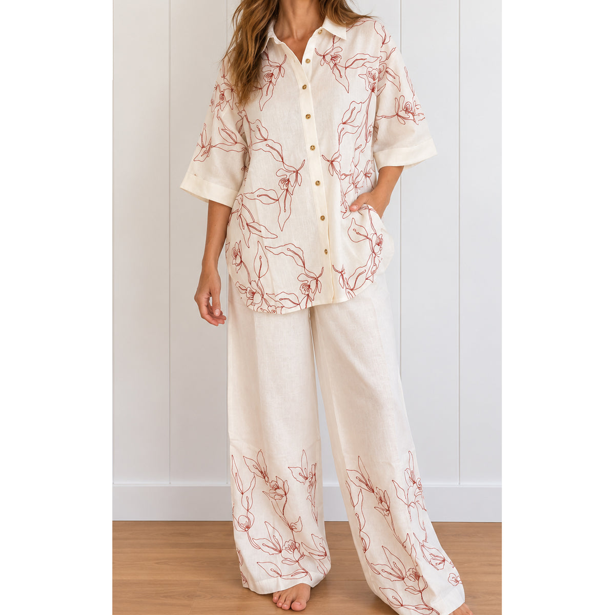 Shirt Paloma Embroidery - Off White
