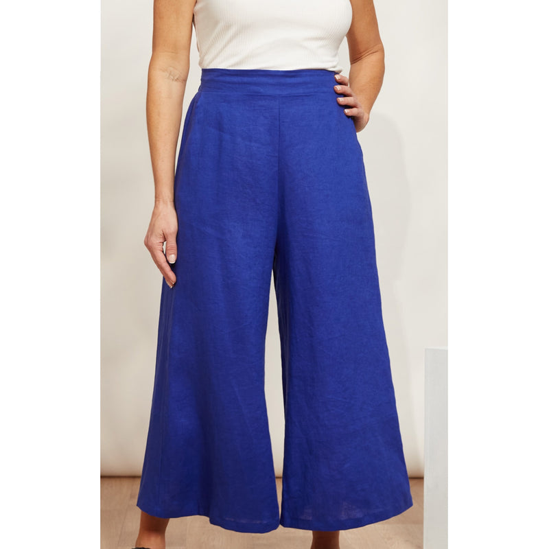 Pant Halcyon Crop - Cobalt