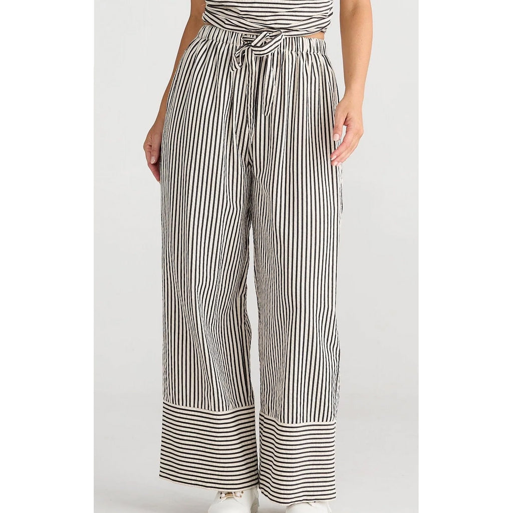 Pant Portia - White & Black