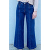 Pant Stitched Panel Jeans - Dark Wash