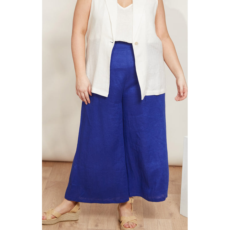 Pant Halcyon Crop - Cobalt