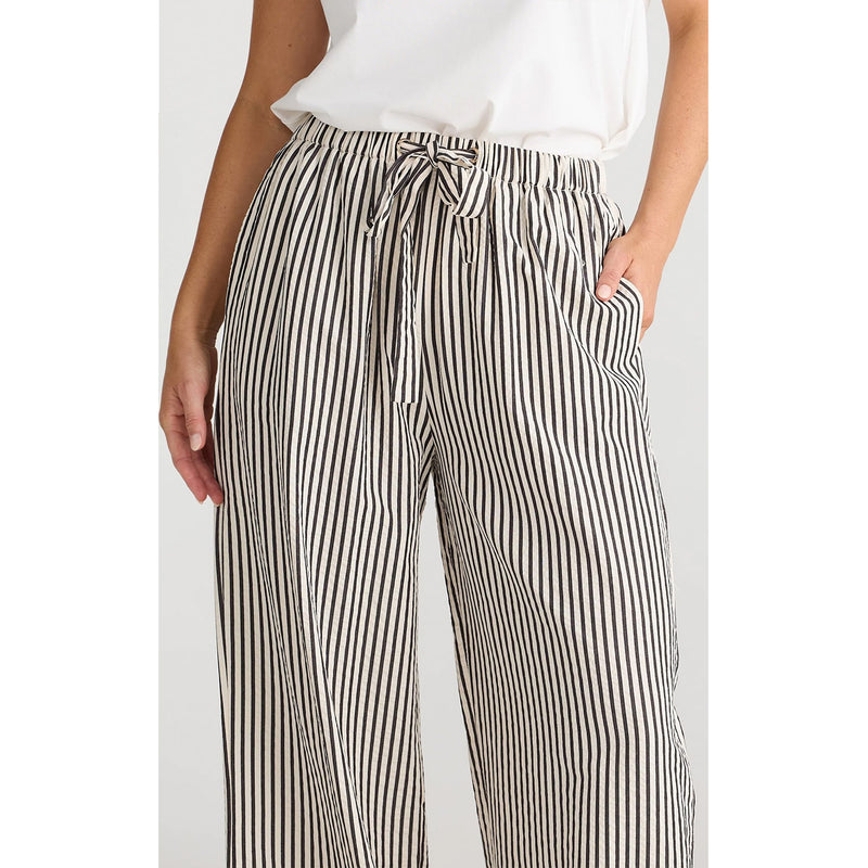 Pant Portia - White & Black