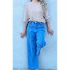 Pant Stitched Panel Jeans - Light Wash