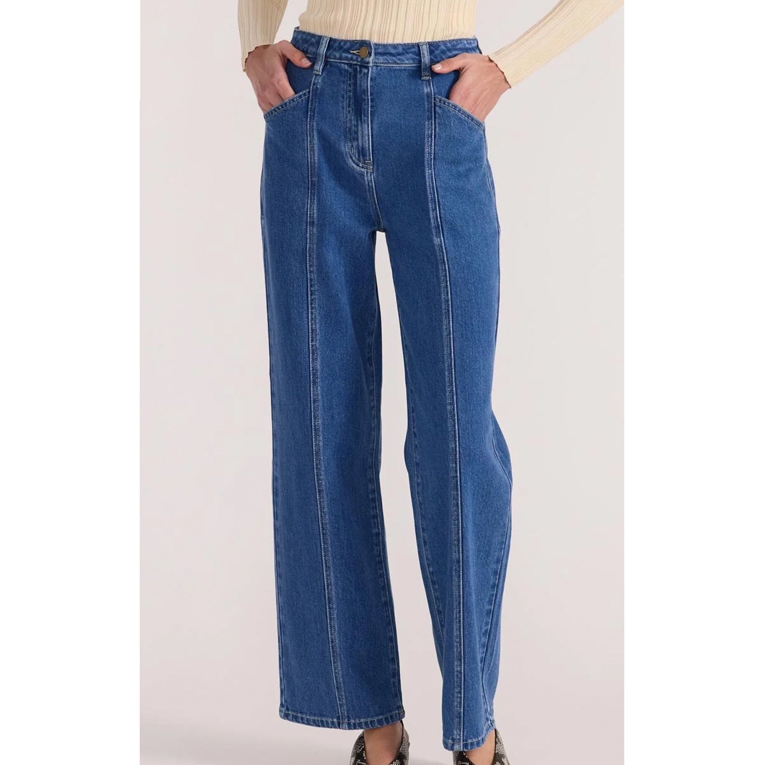 Pants High Waisted Jeans Brooks