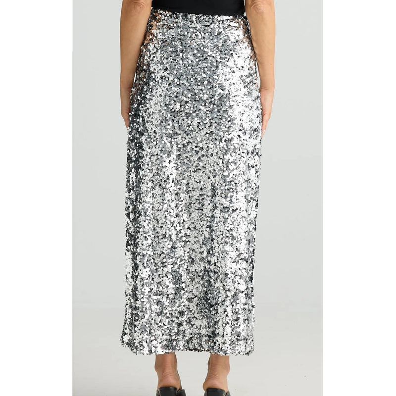 Skirt Paris Silver Sequin SS25