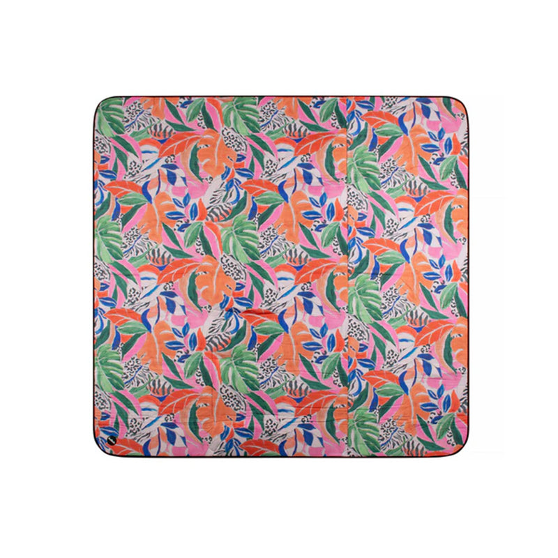 Picnic Mat - Leopard Tropics