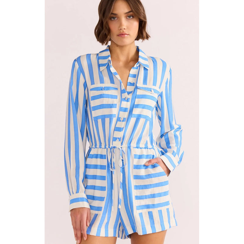 Playsuit Nimue - Blue Stripe