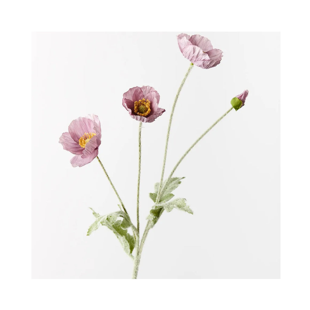Faux Poppy Iceland Spray - Lavender