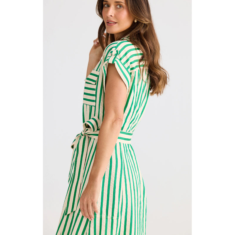 Dress Portia Jade Stripe