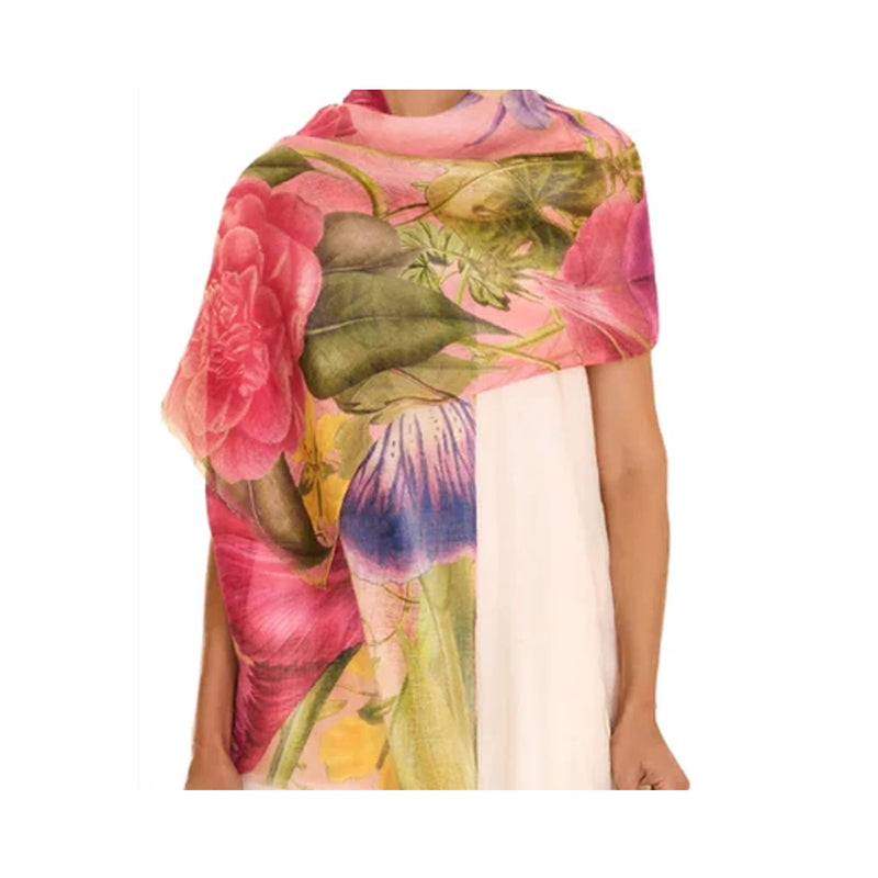 Scarf Linen Floral Study - Petal
