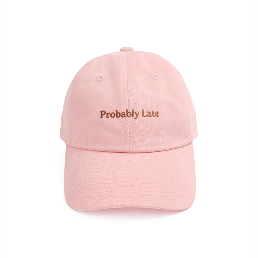 Cap -Probably Late  - Blush Pink