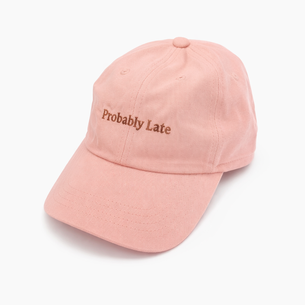 Cap -Probably Late  - Blush Pink