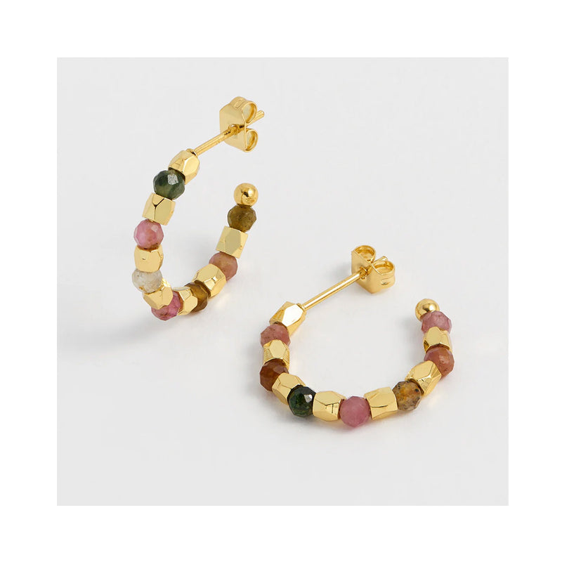 Earrings Hoop Coco & Tourmaline