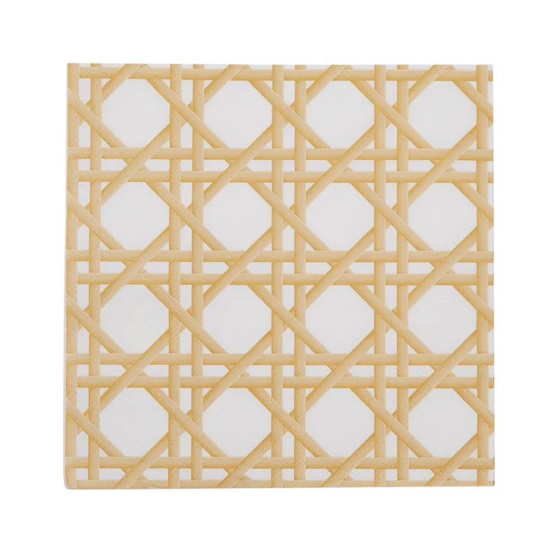 Napkin Rattan 20pk 3 Ply