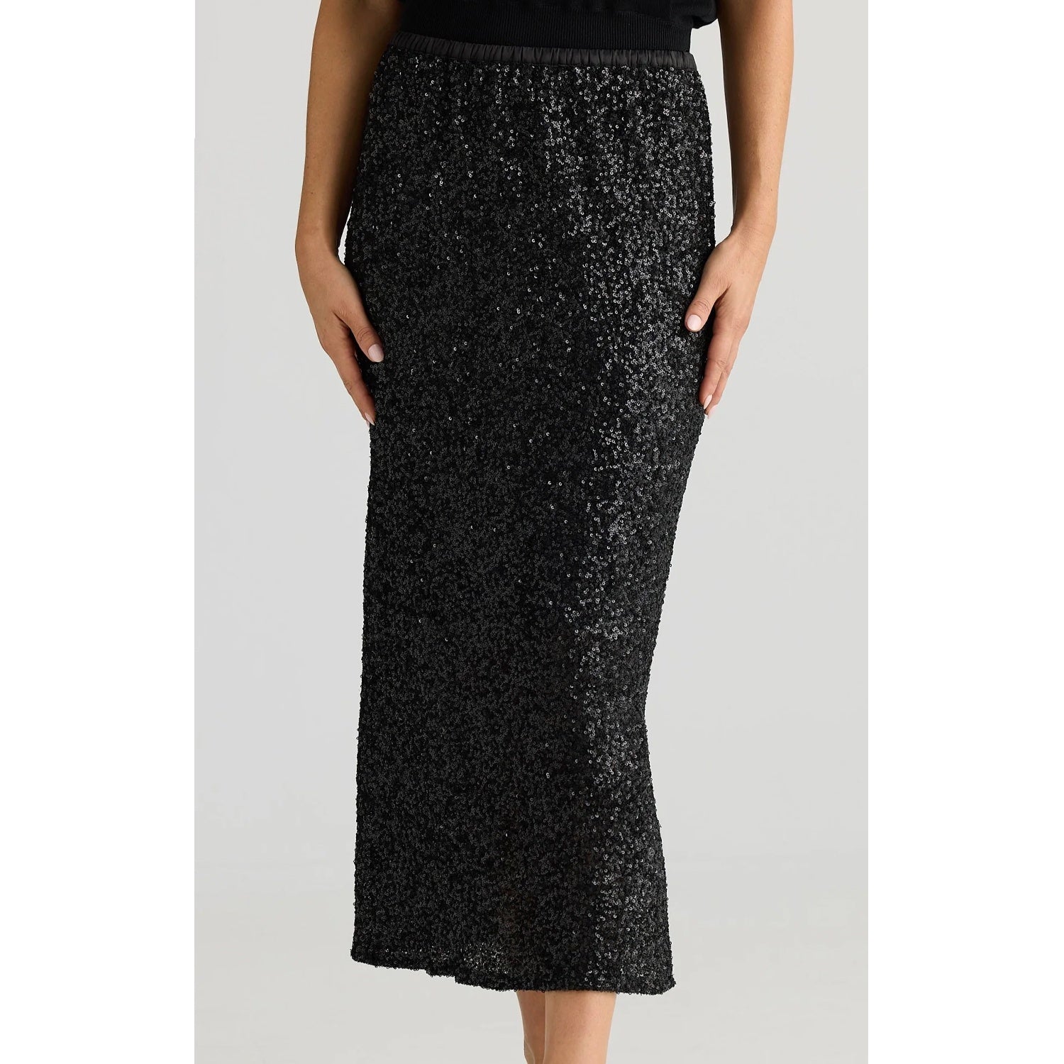 Skirt Razzle Black Sequin