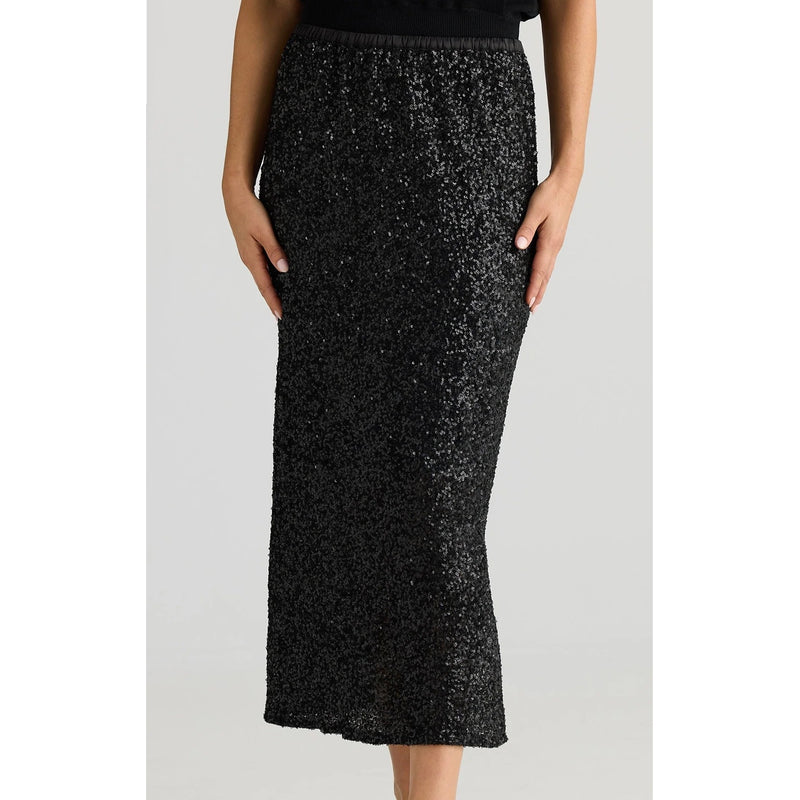 Skirt Razzle Black Sequin