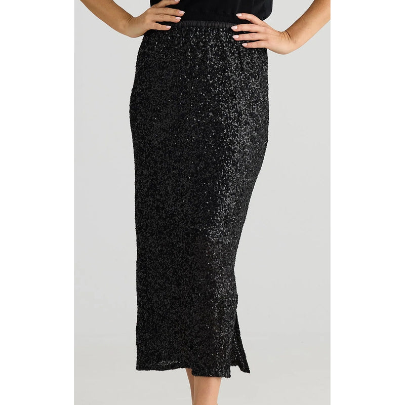Skirt Razzle Black Sequin