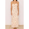 Dress Clemence Bias Midi - Cream Floral