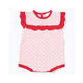 Romper Bella Knit - Pink & Red