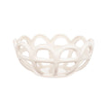 Bowl Rye Stoneware Round Woven Basket