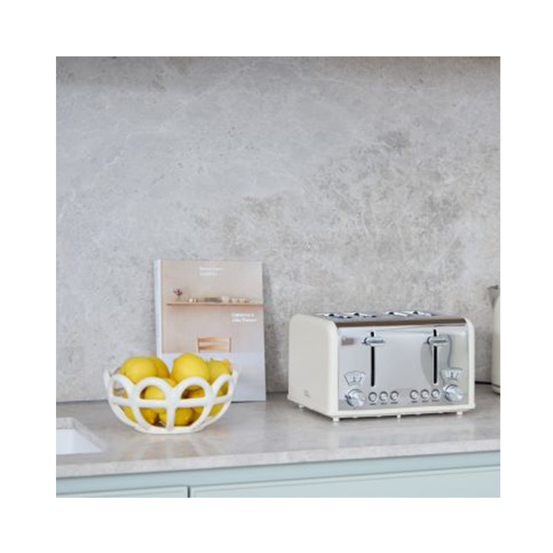 Bowl Rye Stoneware Round Woven Basket