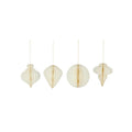 S/4 Hanging Paper Decoration 12x12cm