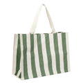 Beach Bag Carryall The Vacay - Olive Stripe