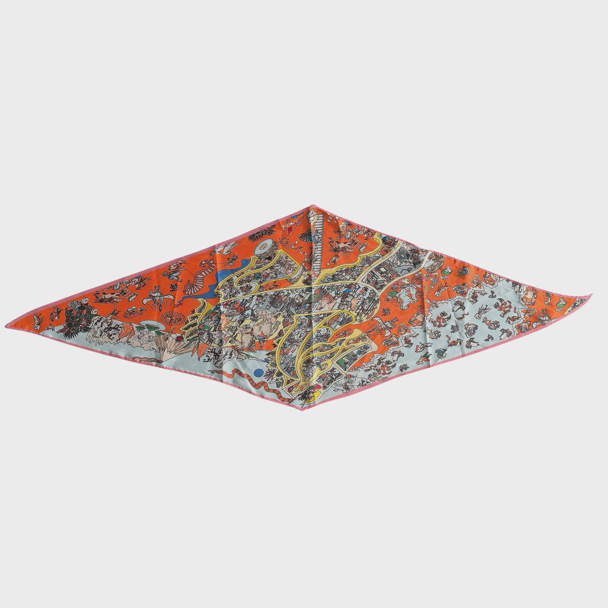 Scarf Satin - Orange