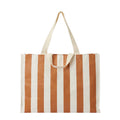 Beach Bag Carryall Tierra Clay Bold Stripe