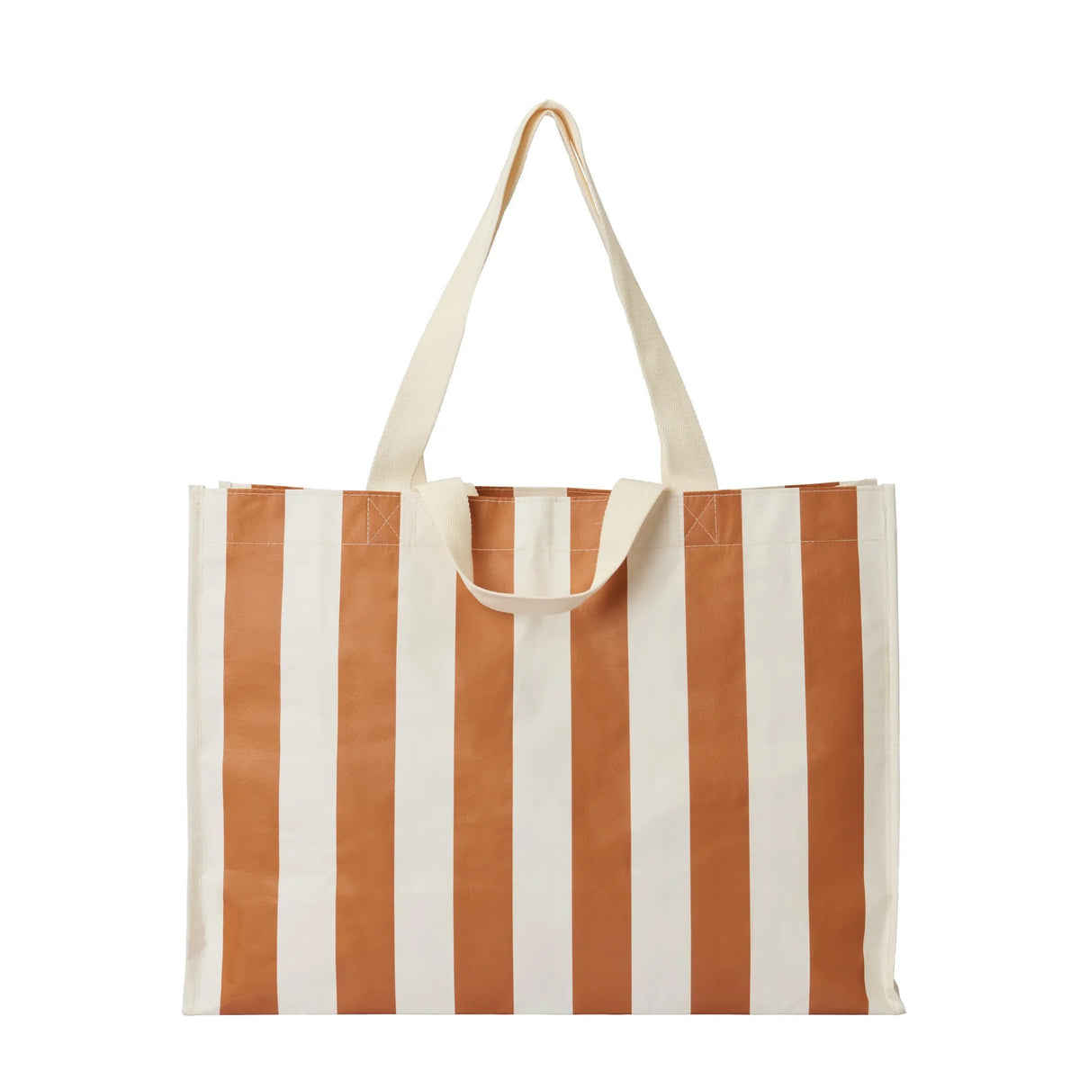 Beach Bag Carryall Tierra Clay Bold Stripe