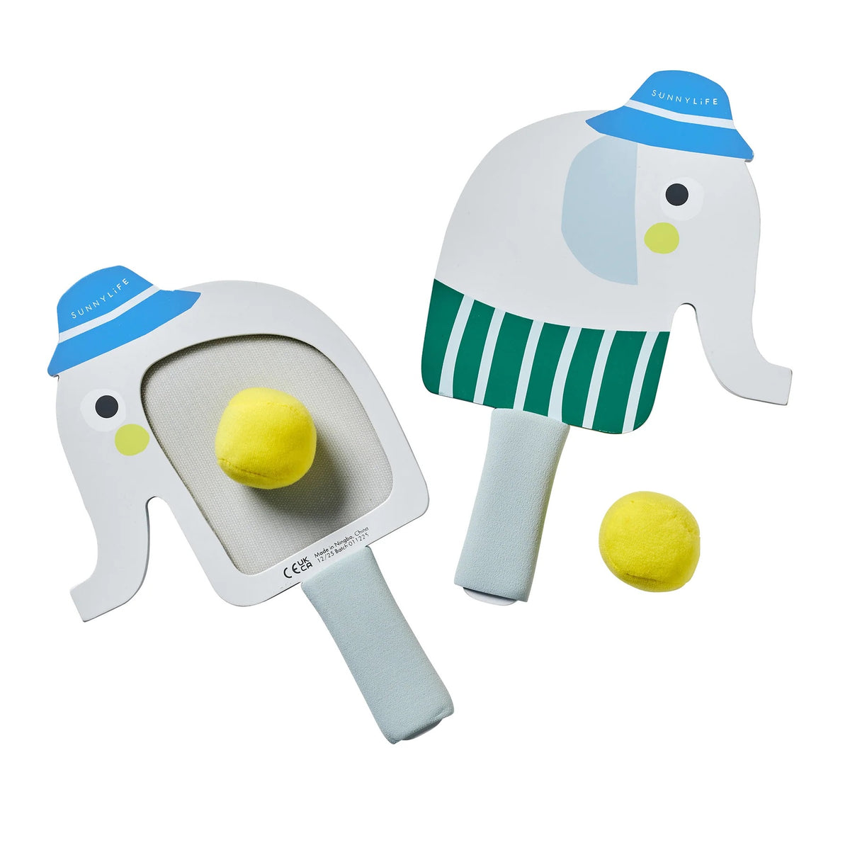 Beach Bats Kids Velcro Eli the Elephant Multi