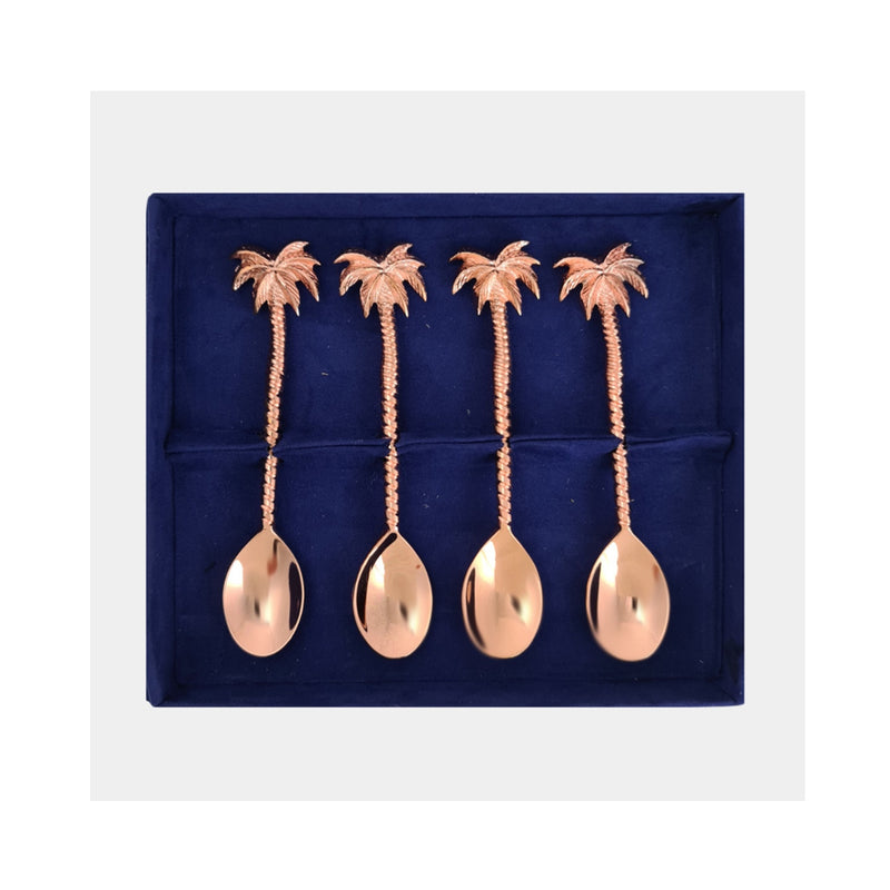 Spoons Pineapple Set4 - Rose Gold