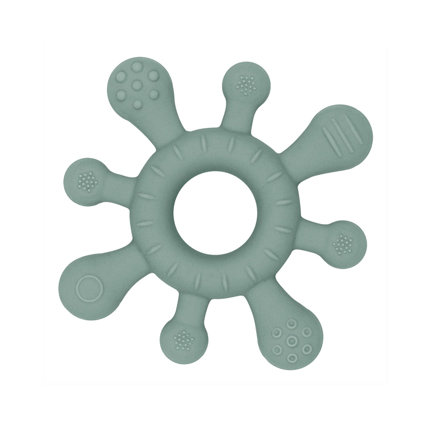 Teether Silicone Splash - Sage