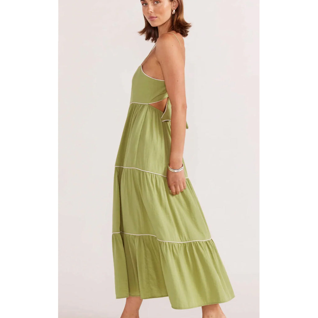 Dress Alexe Tie Back - Matcha