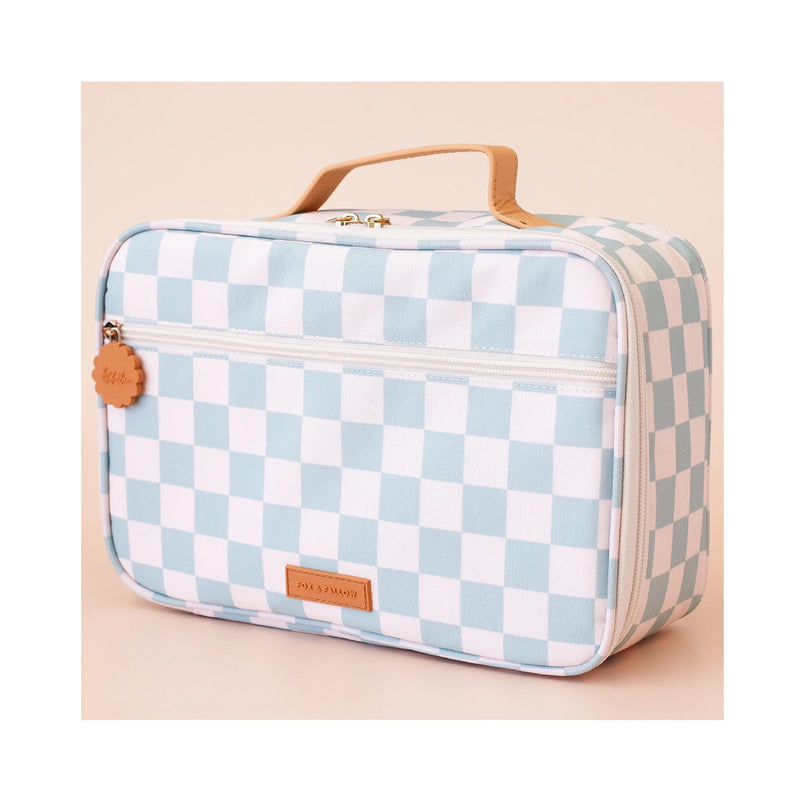 Lunch Bag Large - Sage Check