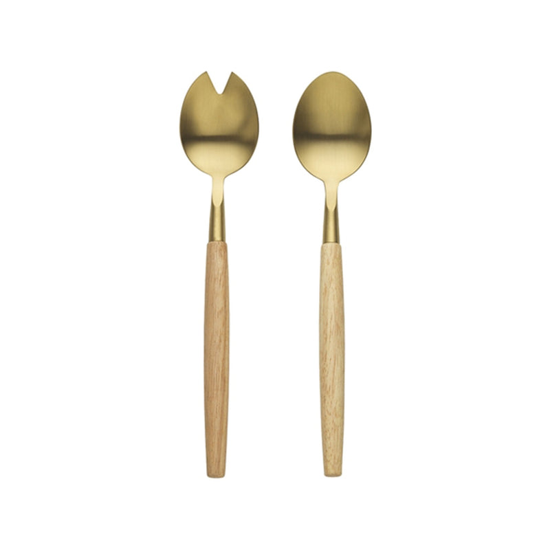 Salad Servers Alto Set 2 - Gold