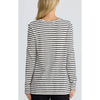 Top Sana LS Black Stripe