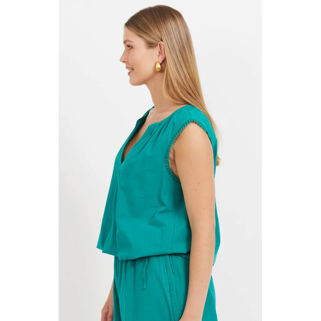 Top Santos - Teal