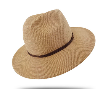 Hat Braided Fedora OS - Tan