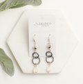 Earrings Mixed Double Ring