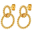 Earring Drop Gold - Skya
